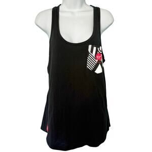 Virgin Orbit Pocket Art Black Red Tank Top Aerospace Space sz L Limited Edition